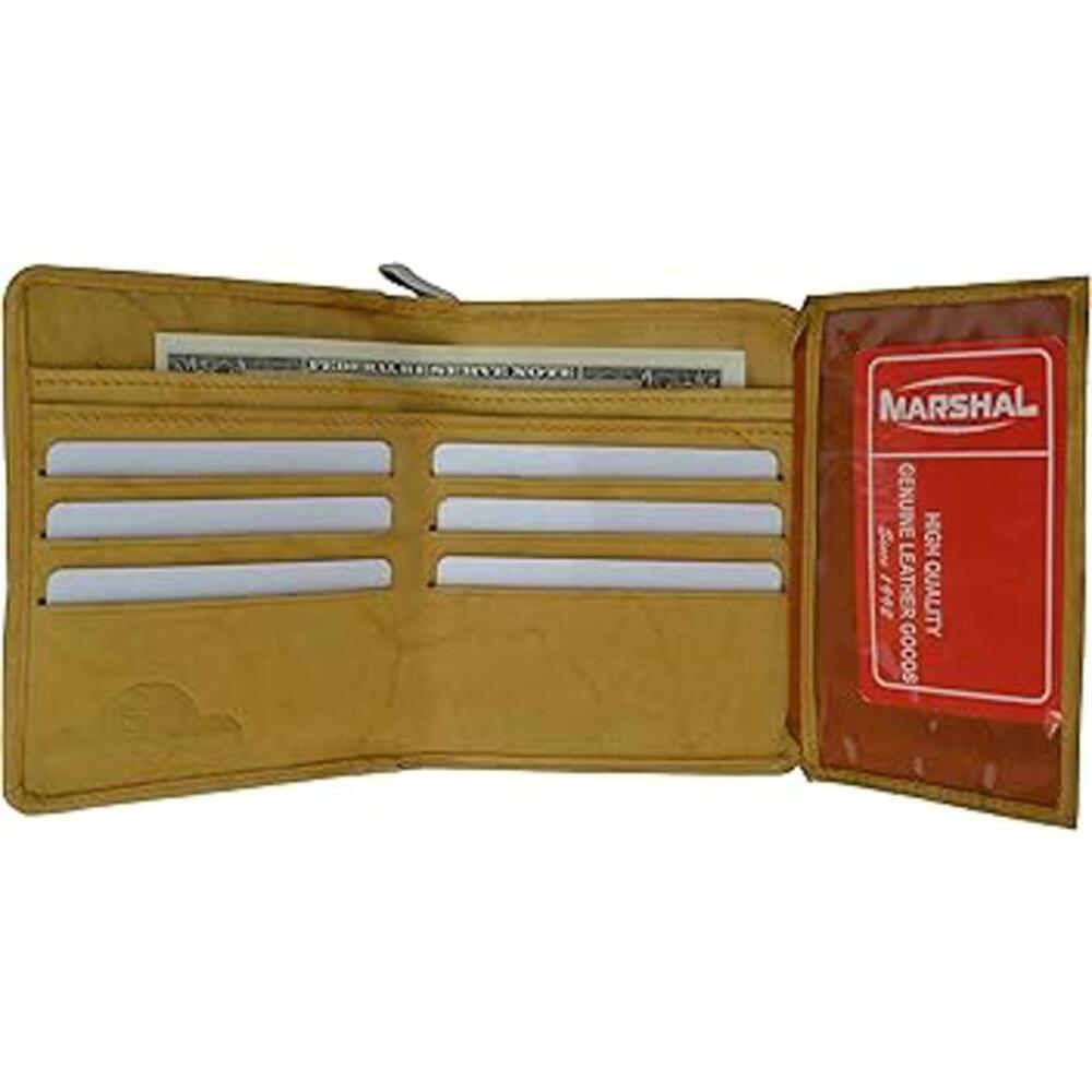 MRDP Ladies Trifold Zipper Wallet and Credit...